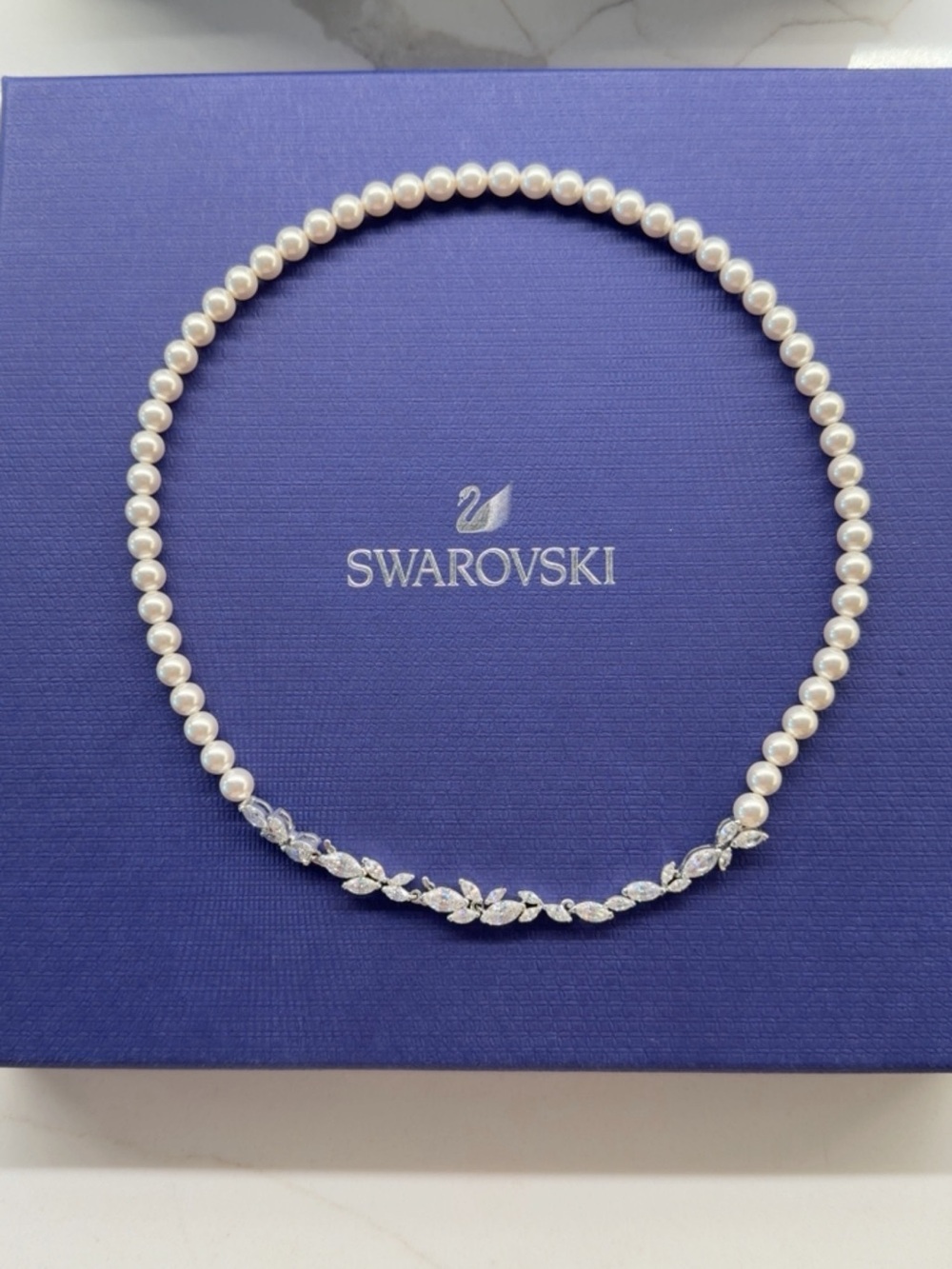 Swarovski Louison Pearl All-Around Necklace Choker - Authentic 5414693 - Picture 3 of 8